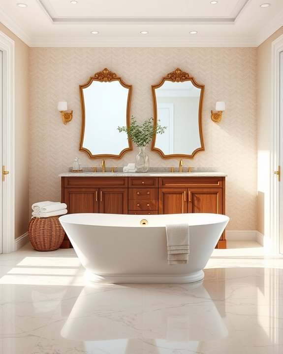 luxurious bathroom retreat design