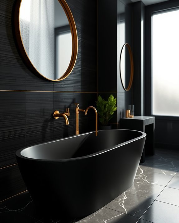 luxurious black and gold