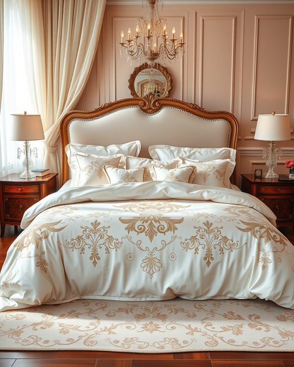 luxurious bridal bedding sets