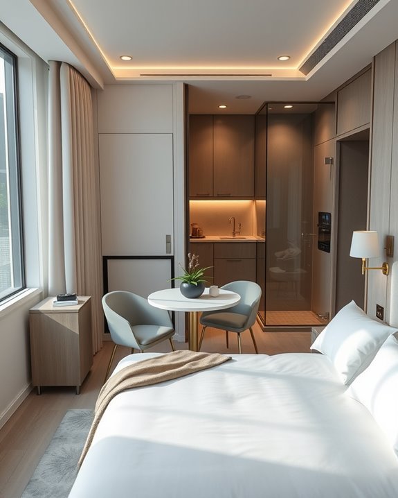 luxurious compact hotel experience