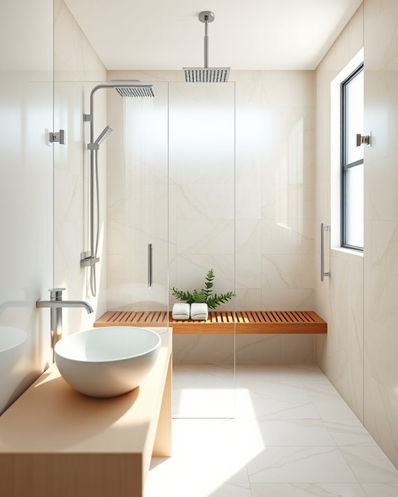 luxurious custom shower experience