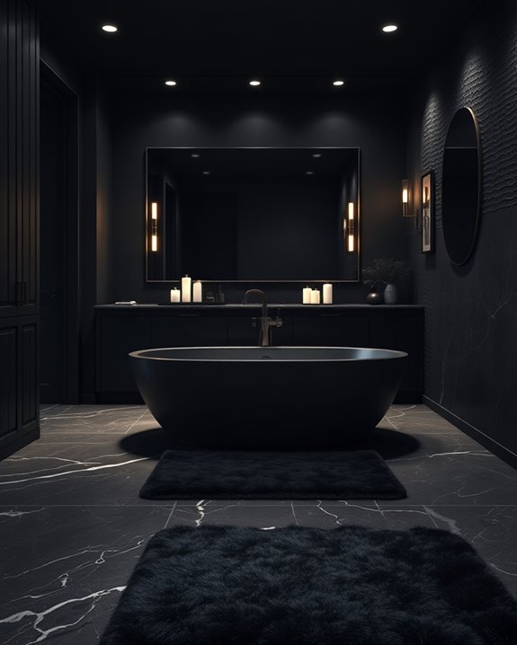 luxurious dark ambient lighting