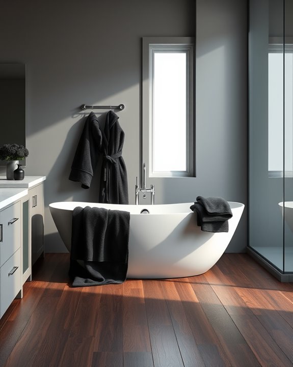 luxurious dark linens elevate