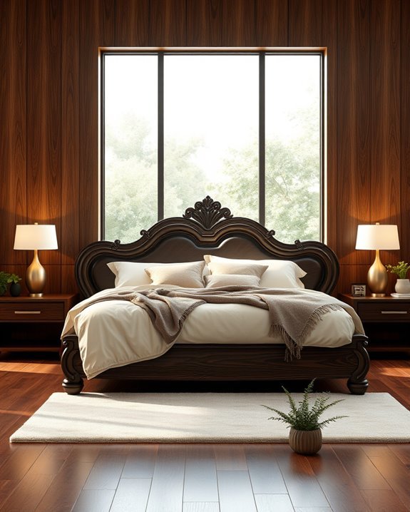 luxurious dark wood elegance