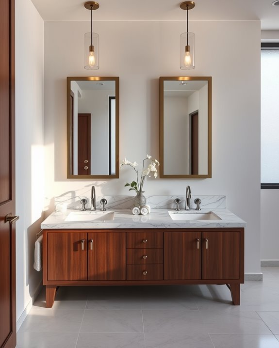 luxurious double vanity designs