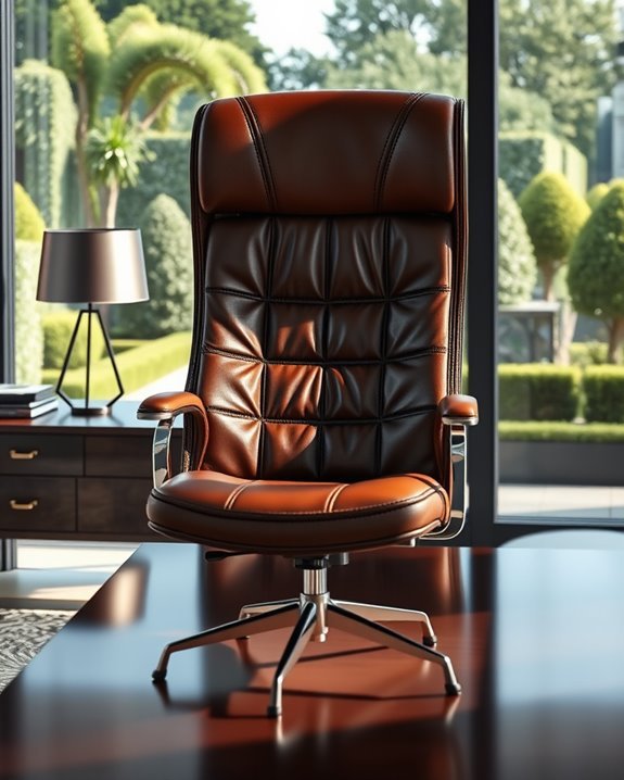 luxurious ergonomic office chair