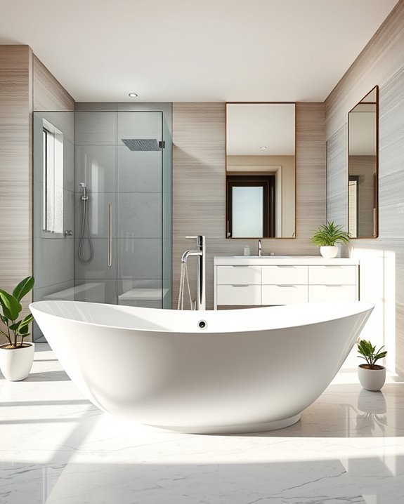 luxurious freestanding statement bathtubs