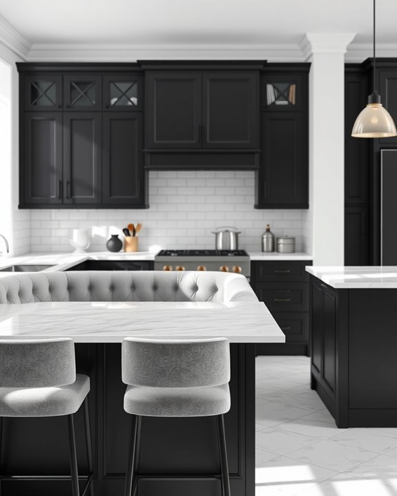 luxurious grey seating comfort