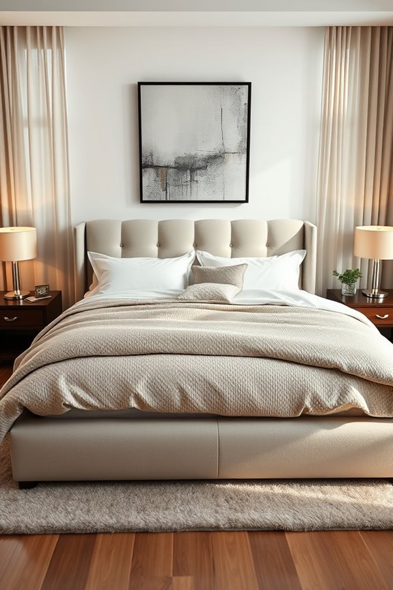 luxurious king size bed experience