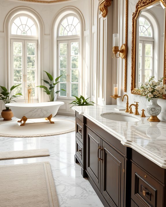 luxurious marble countertop elegance