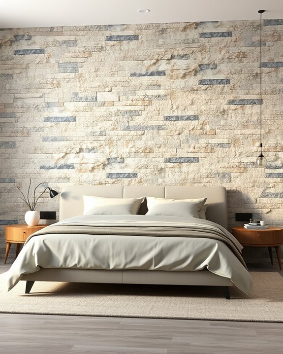 luxurious natural stone cladding