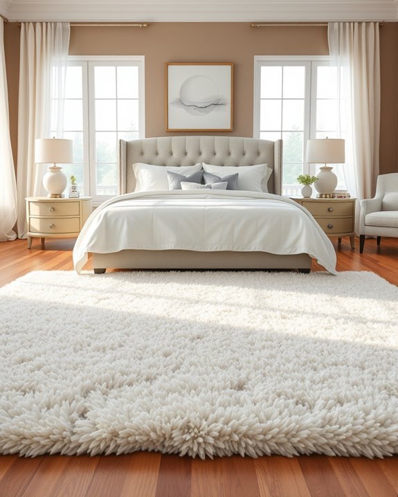 luxurious plush area rug