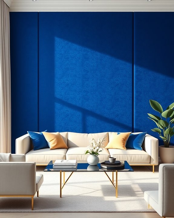 luxurious royal blue elegance