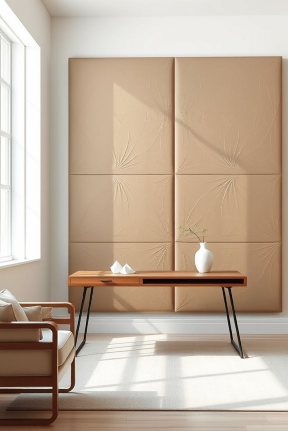 luxurious sound absorbing wall coverings