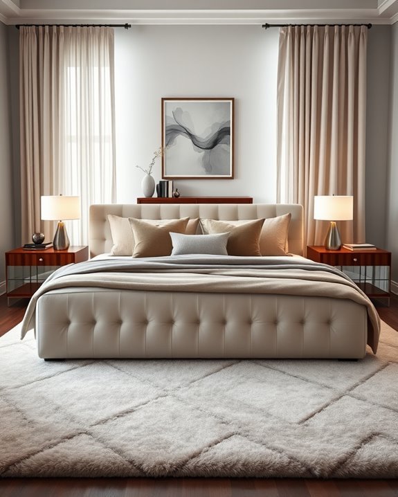 luxurious upholstered bed frames