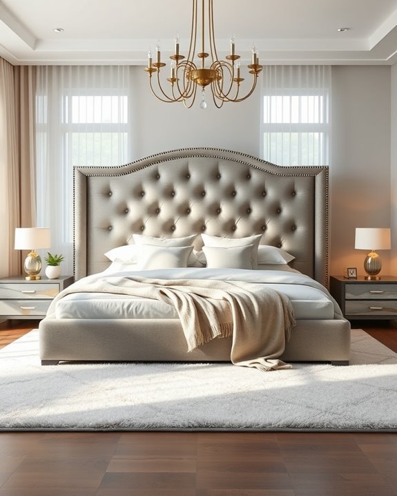 luxurious upholstered headboards elevate style