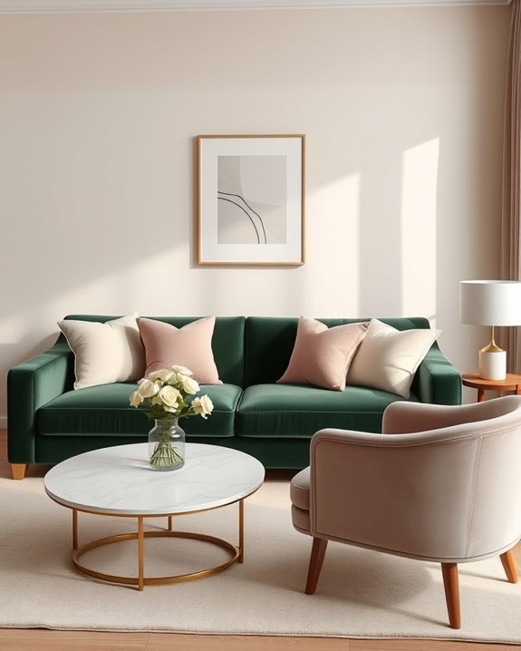 luxurious velvet textile decor