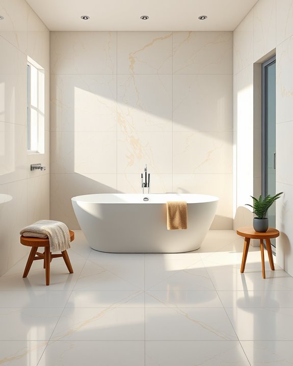 luxury bathroom tile elegance