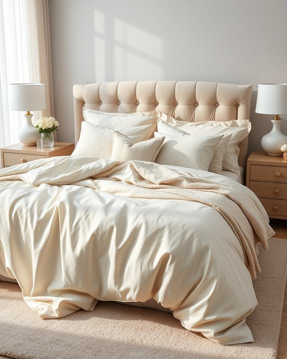 luxury bedding for comfort