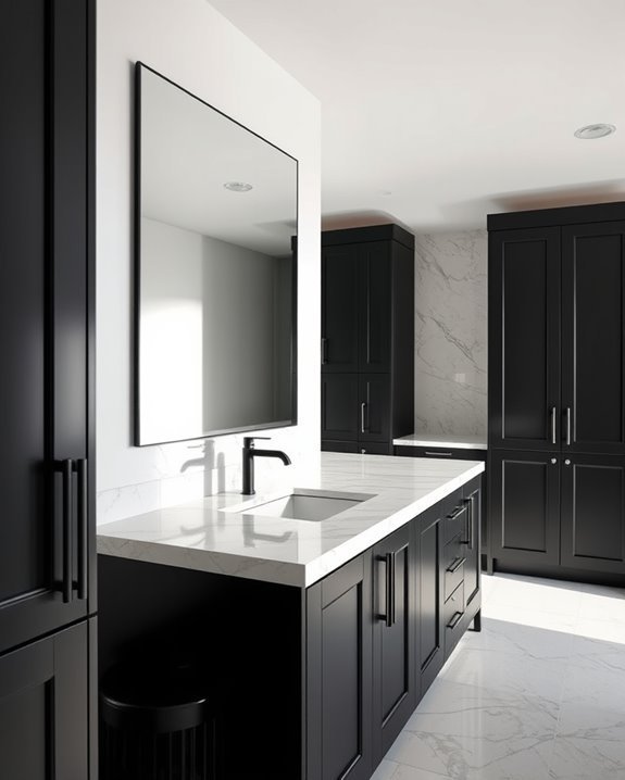 luxury black and marble