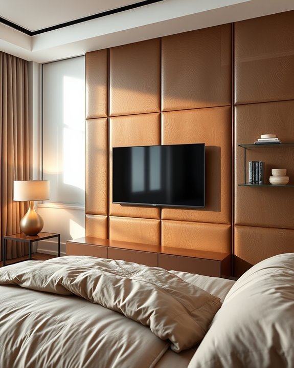 luxury leather wall panels