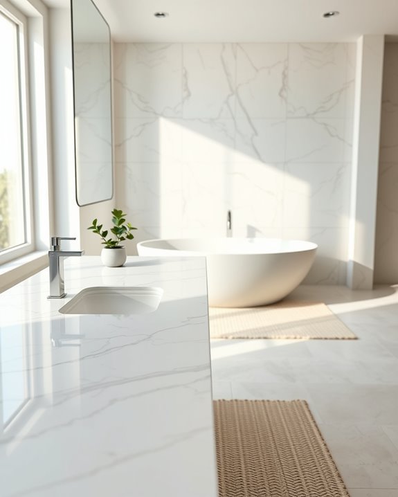luxury marble bathroom elegance