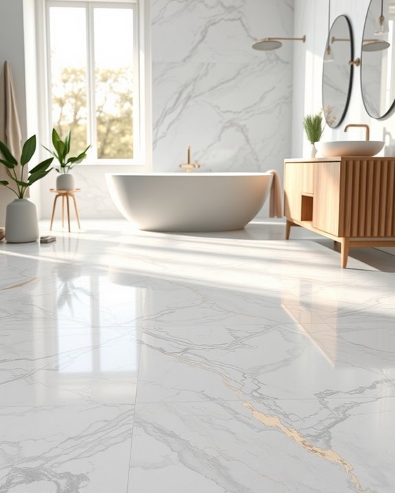luxury marble effect tiles