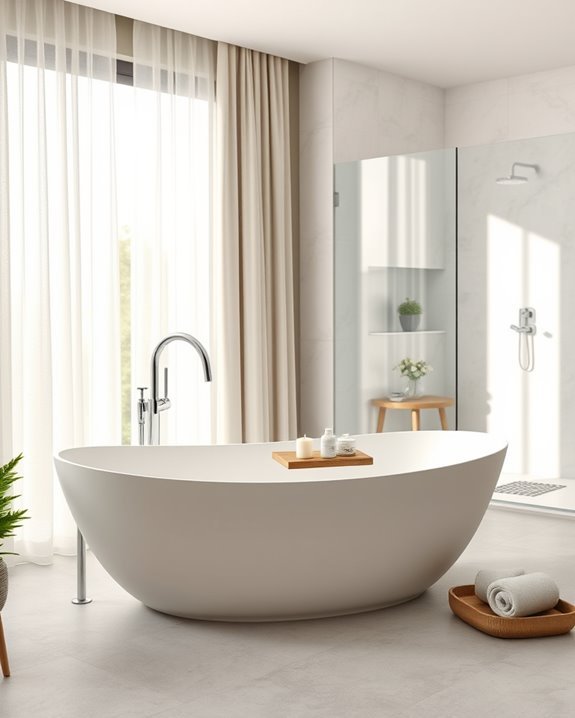 luxury soaking tub experience