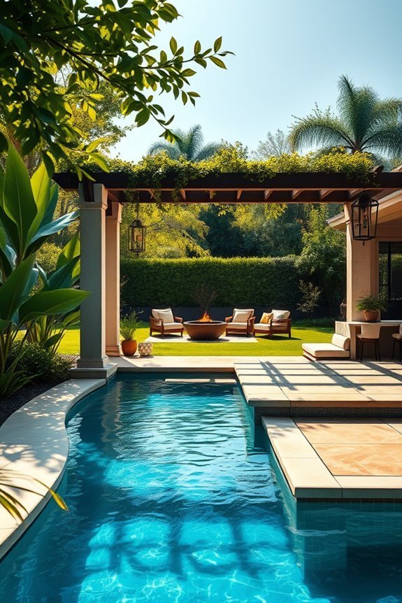 luxury swim up bar experience