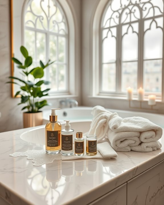 luxury toiletries enhance experience