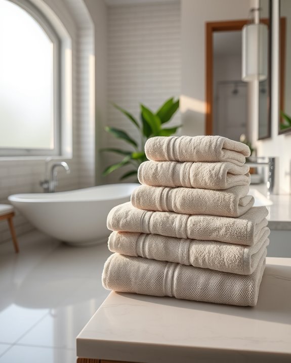 luxury towels enhance experience