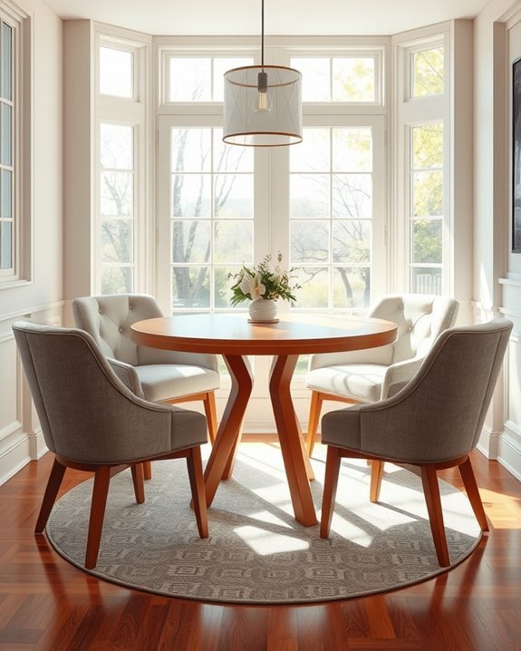luxury upholstered dining chairs