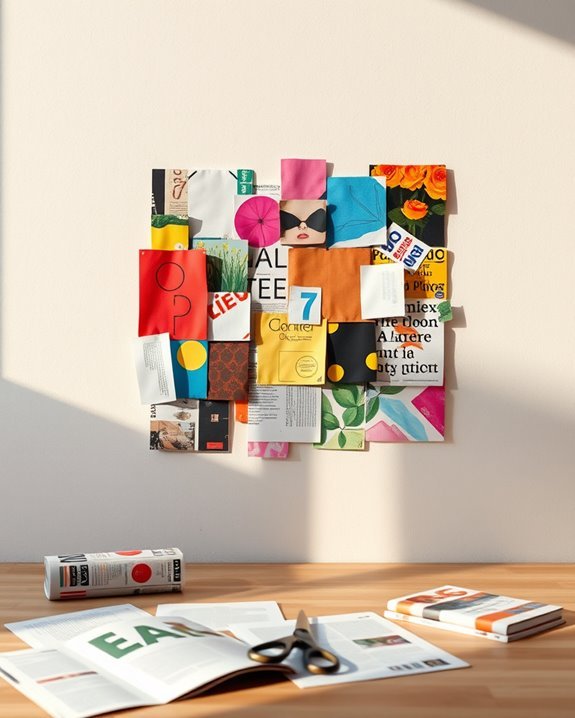 magazine collage art project