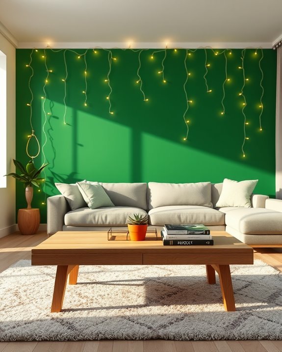 magical ambiance with lights