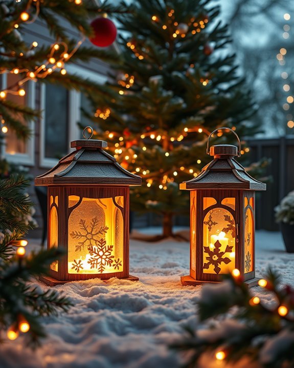 magical holiday lantern decorations