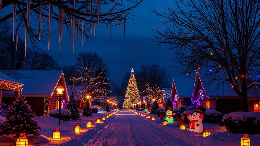 magical outdoor christmas decorations