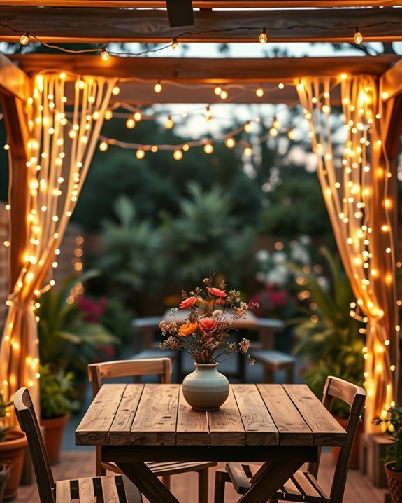 magical outdoor lighting curtains
