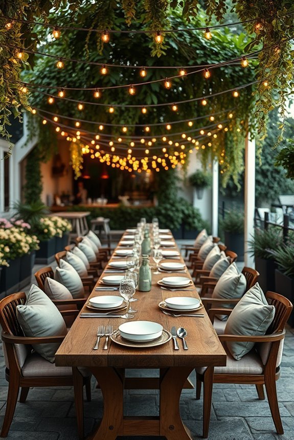 magical outdoor string lights