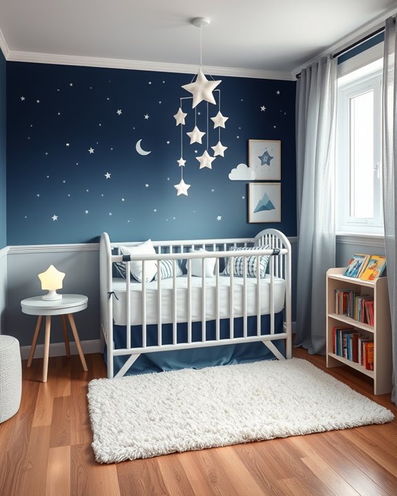 magical starry night bedroom