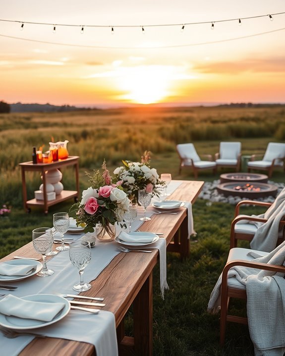 magical sunset birthday celebration