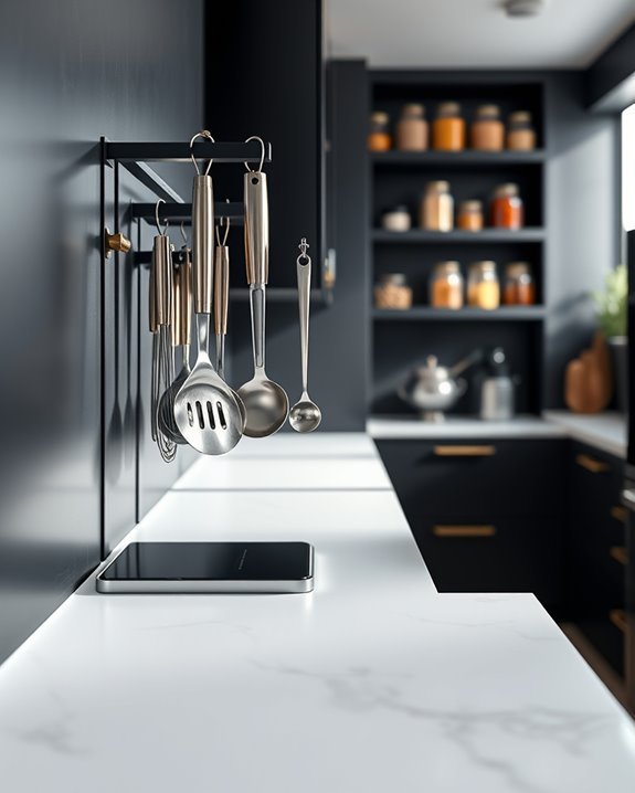 magnetic strips for organization