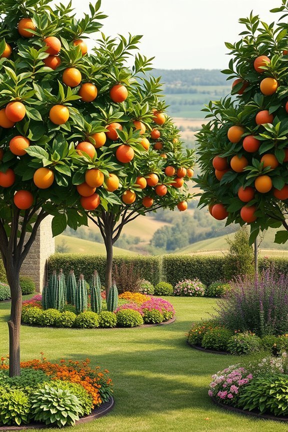maintenance free artificial fruit trees