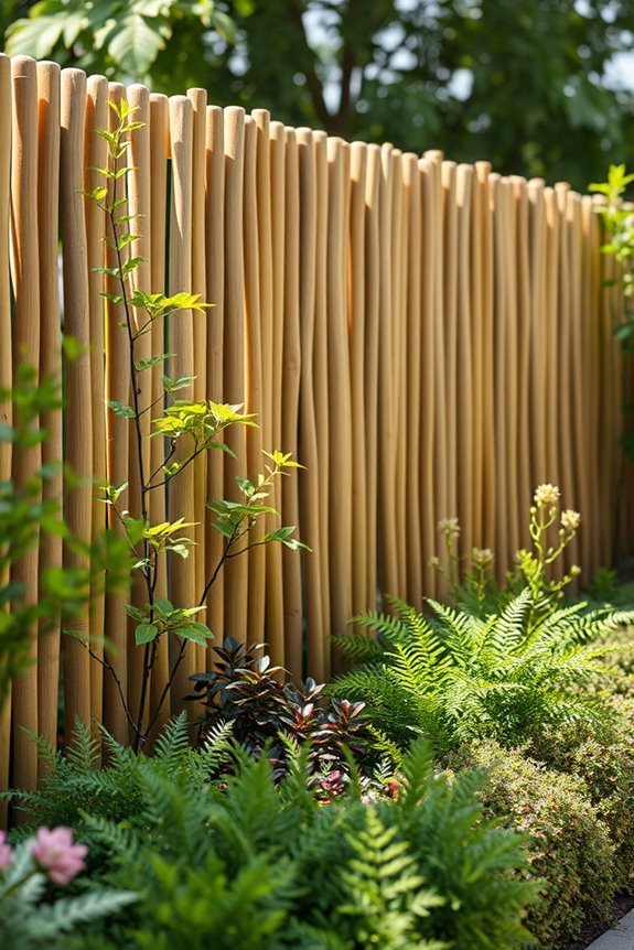 maintenance free garden fencing