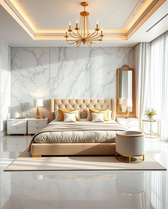 marble and gold elegance
