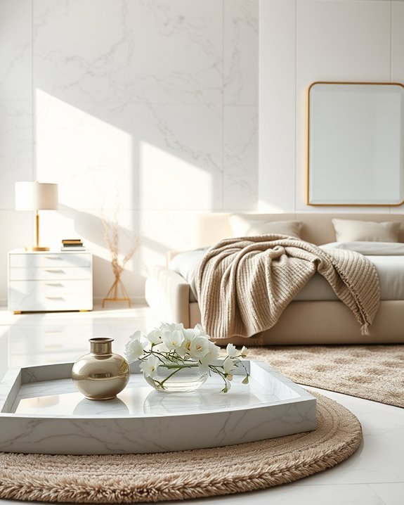 marble decor for elegance