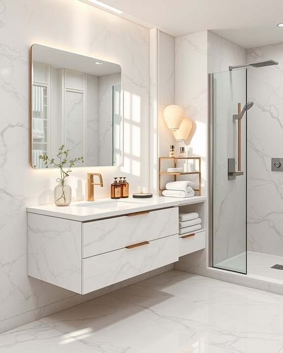 marble storage solutions elegance