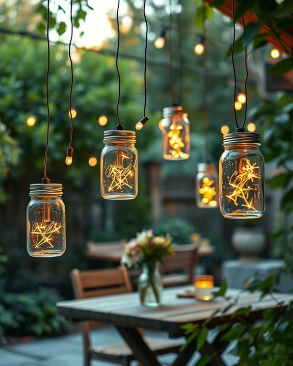 mason jar lighting decor