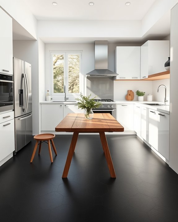 matte black hexagon elegance