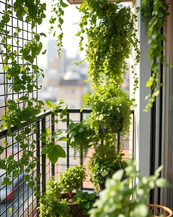 maximize balcony garden space