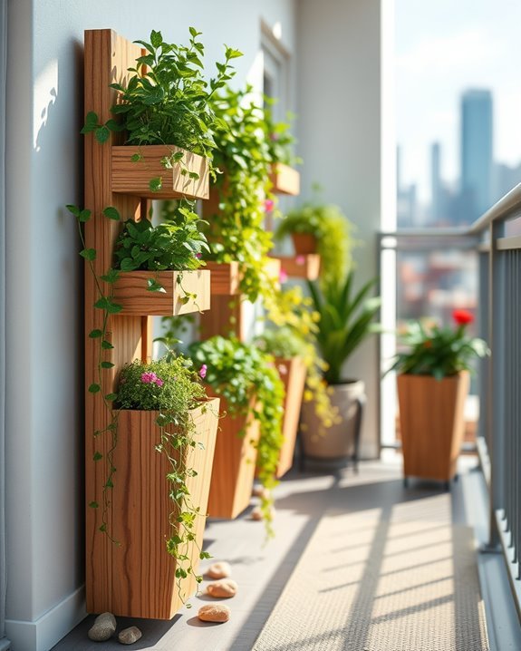 maximize balcony gardening space